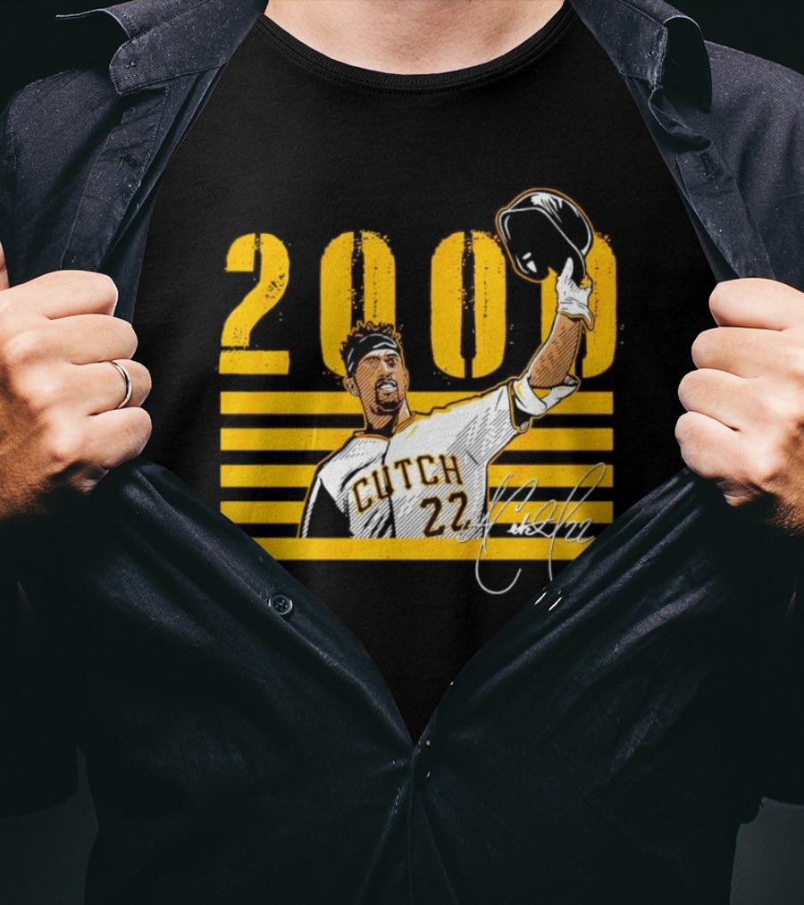 Andrew McCutchen Cutch 22 2000 Milestone T-Shirt