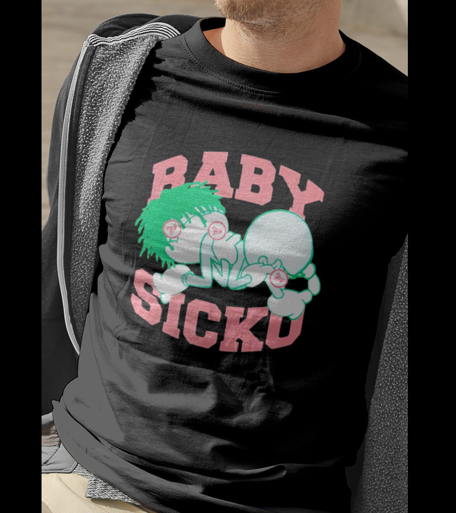 Baby Sicko Retro Cartoon Style Neon Elements T-Shirt
