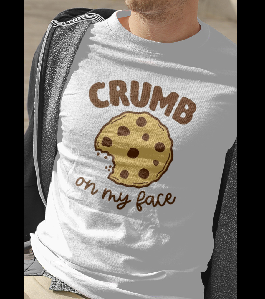 CRUMB Cookie On My Face Chocolate Chip Bite T-Shirt