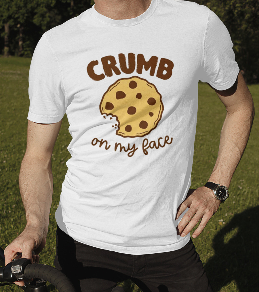 CRUMB Cookie On My Face Chocolate Chip Bite T-Shirt