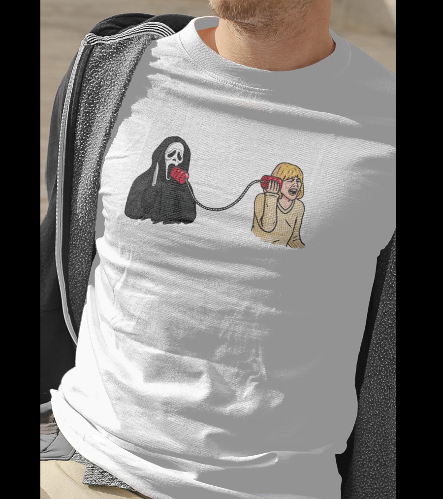 Ghostface Call Me Phone Conversation T-Shirt