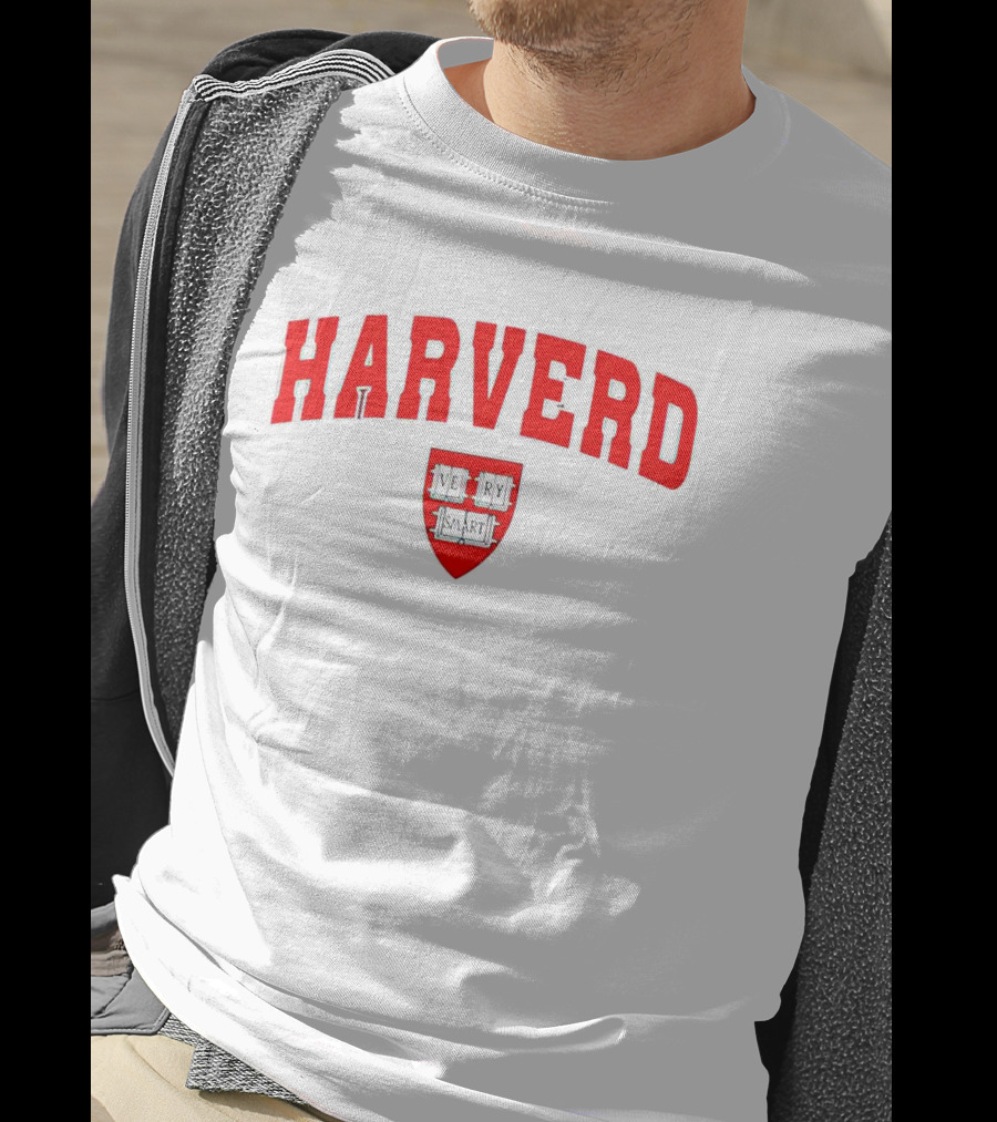 Harverd University Very Smart Spoof Crest T-Shirt