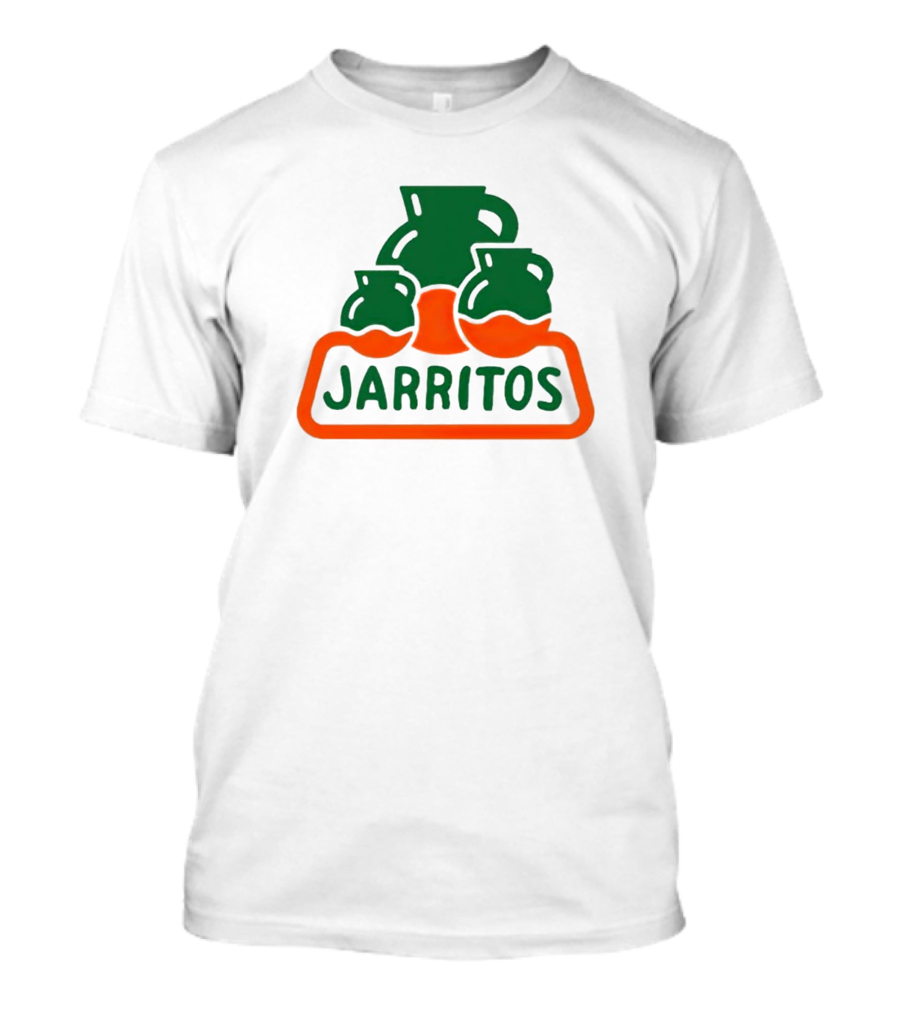 Jarritos Vintage Logo Icon Green Orange T-Shirt