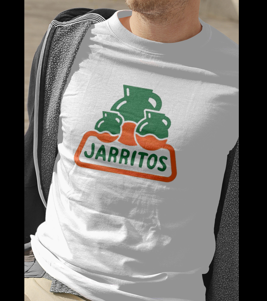 Jarritos Vintage Logo Icon Green Orange T-Shirt