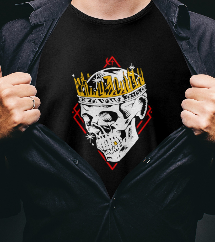 Jelly Roll Skull King Crown Red Diamond T-Shirt