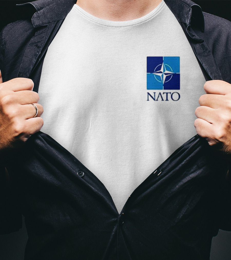 NATO Flag Emblem Logo T-Shirt