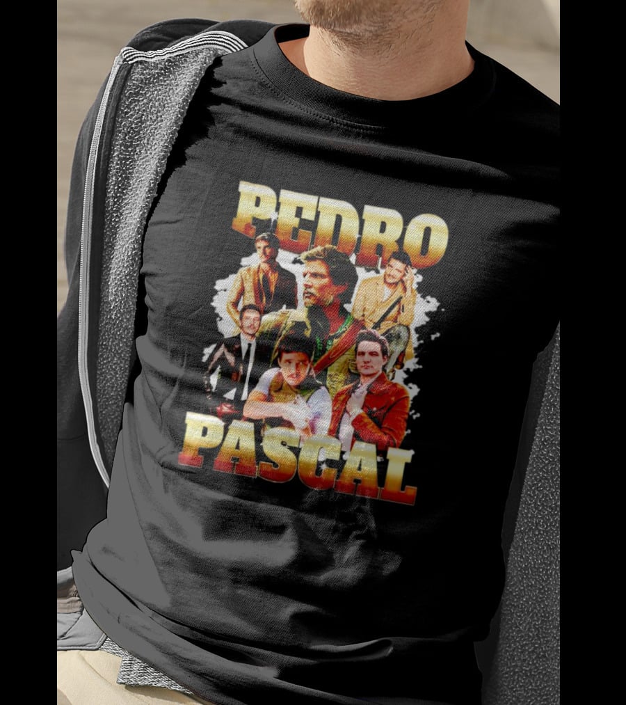 Pedro Pascal Picture Collage T-Shirt