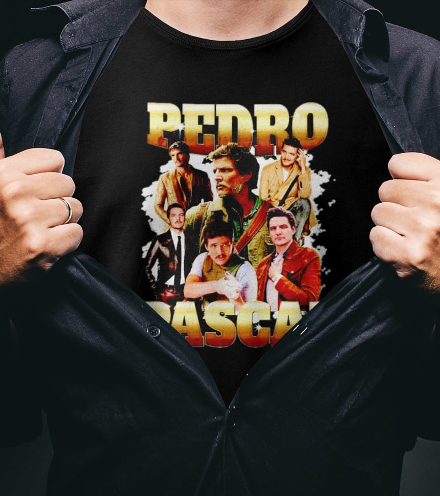 Pedro Pascal Picture Collage T-Shirt