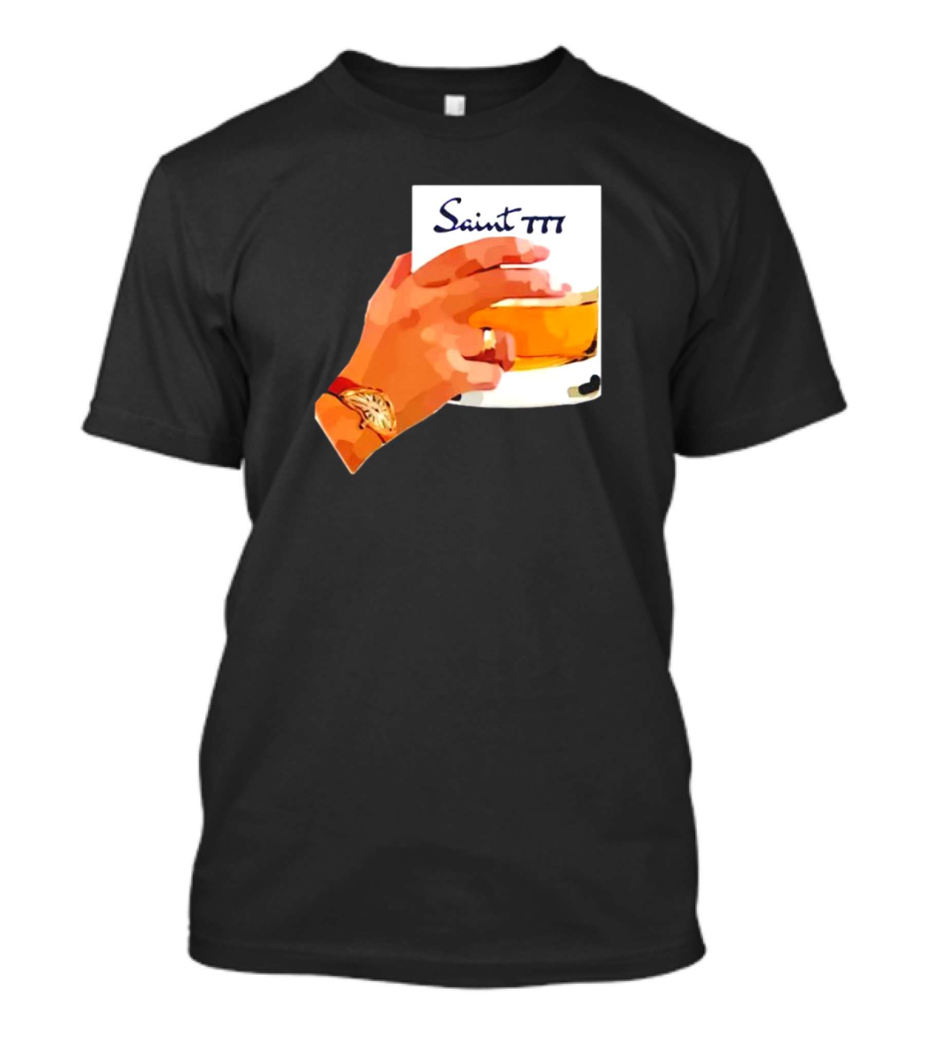 Saint 777 Whiskey Hand Watch T-Shirt