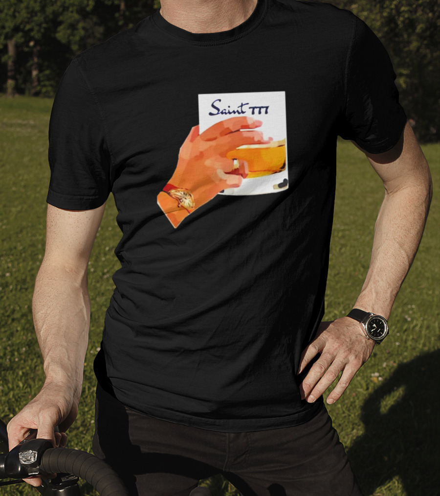 Saint 777 Whiskey Hand Watch T-Shirt