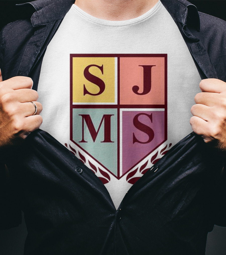 SJMS Shield Emblem Amphibious Crest Metal T-Shirt