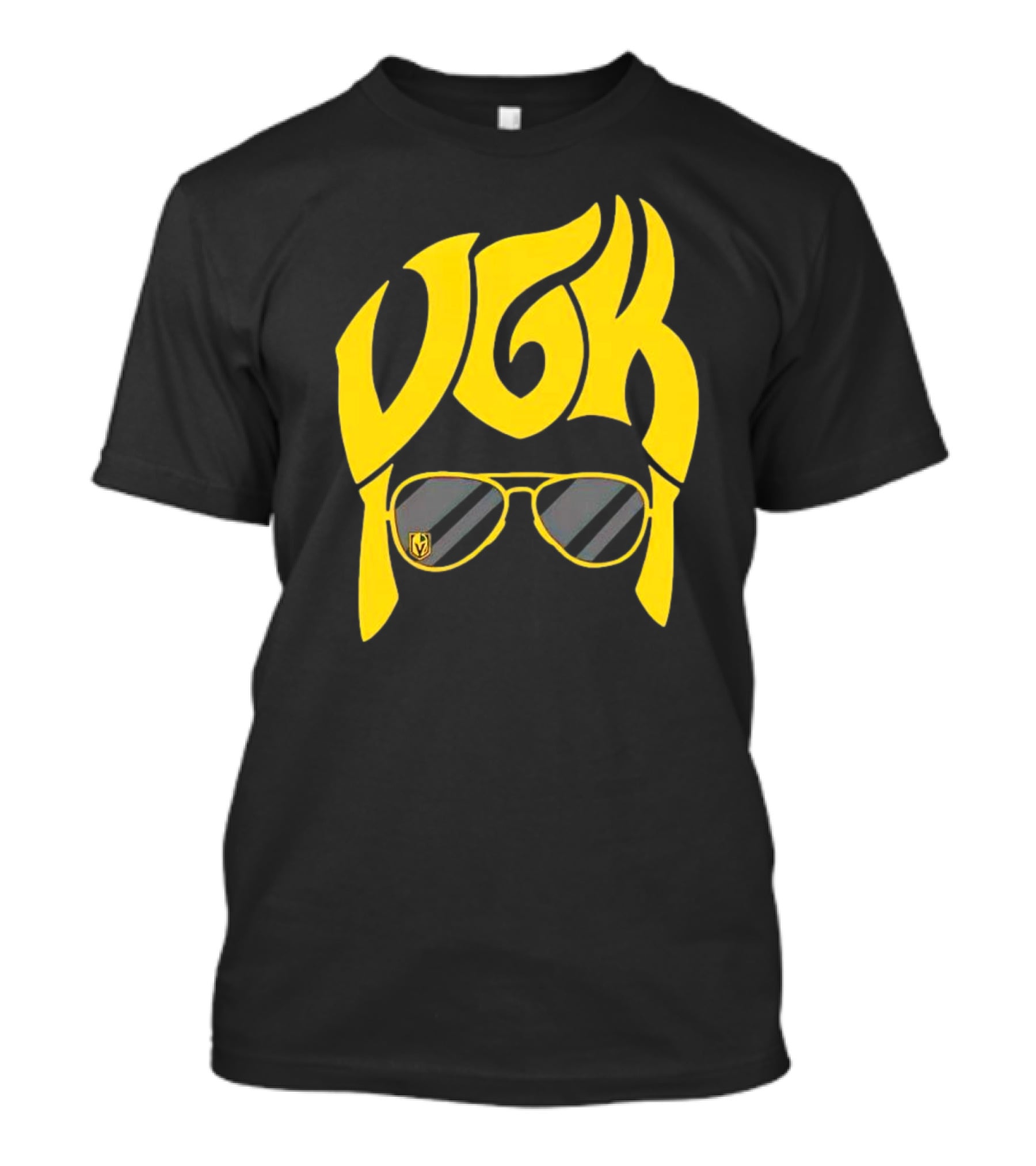 VGK Vegas Golden Knights Sunglasses Hair T-Shirt