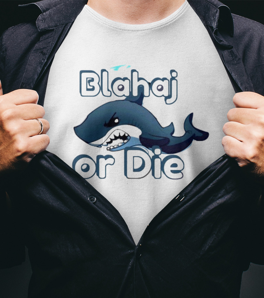 Blahaj Or Die Fierce Shark T-Shirt