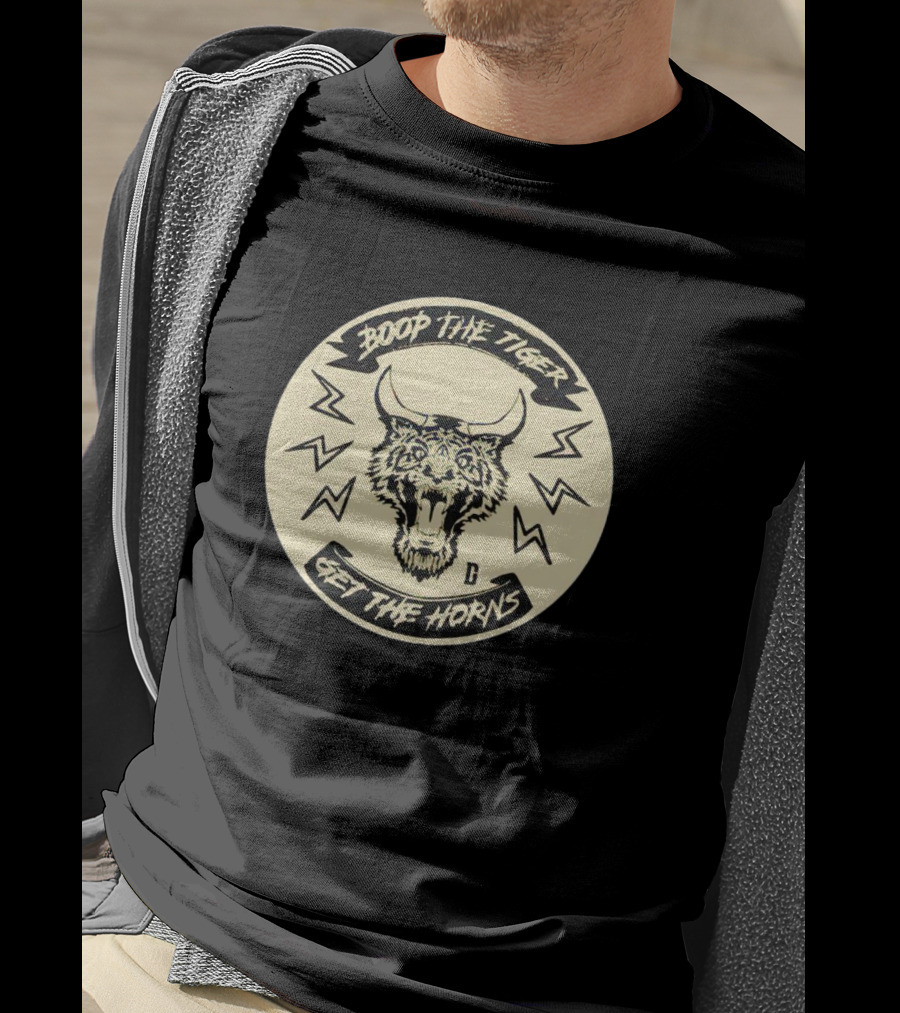 Boop The Tiger Get The Horns Aggressive Feline T-Shirt