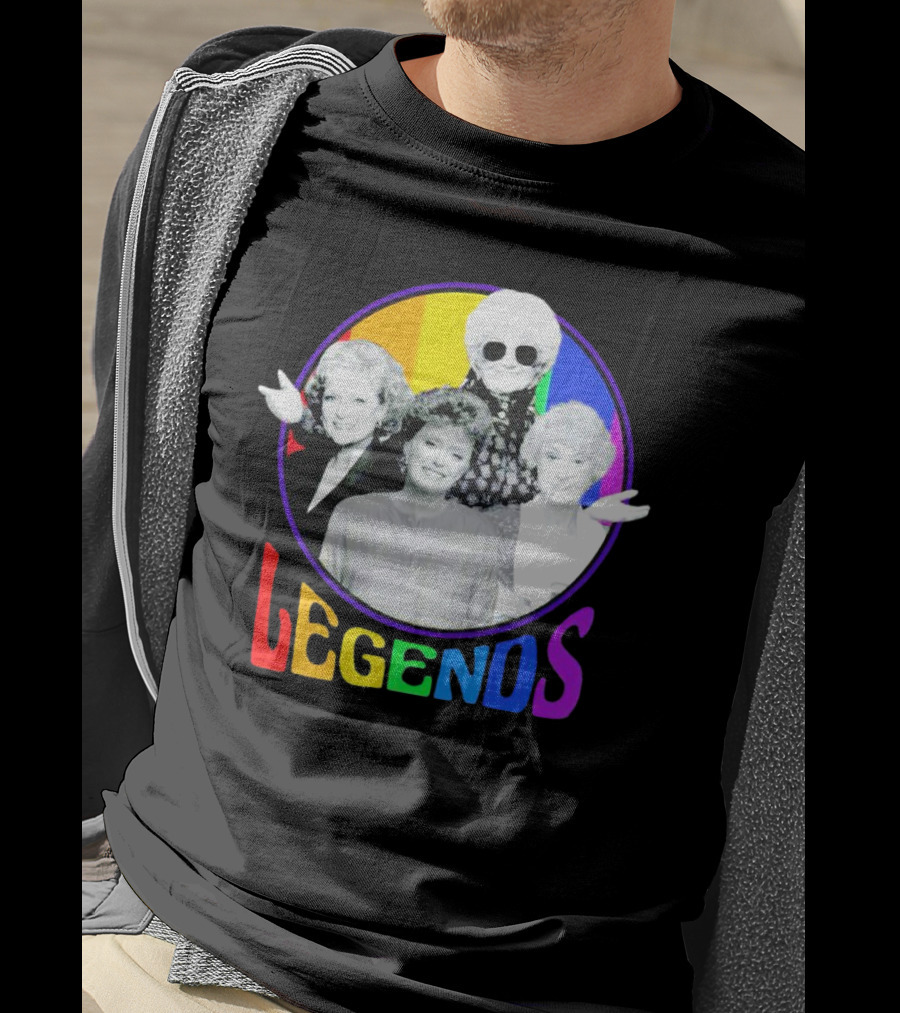 Golden Girls Legends Rainbow Pride T-Shirt
