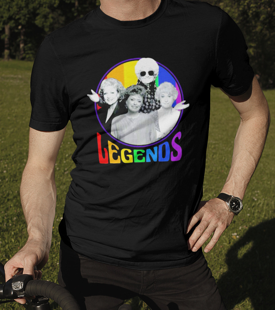 Golden Girls Legends Rainbow Pride T-Shirt