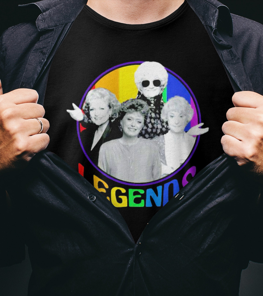 Golden Girls Legends Rainbow Pride T-Shirt