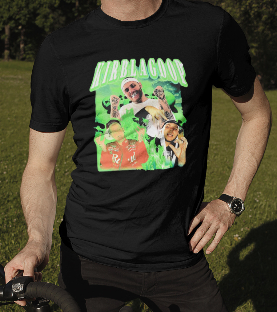 Kirblagoop Vintage Graphic With Tattoos And Racing Jacket T-Shirt