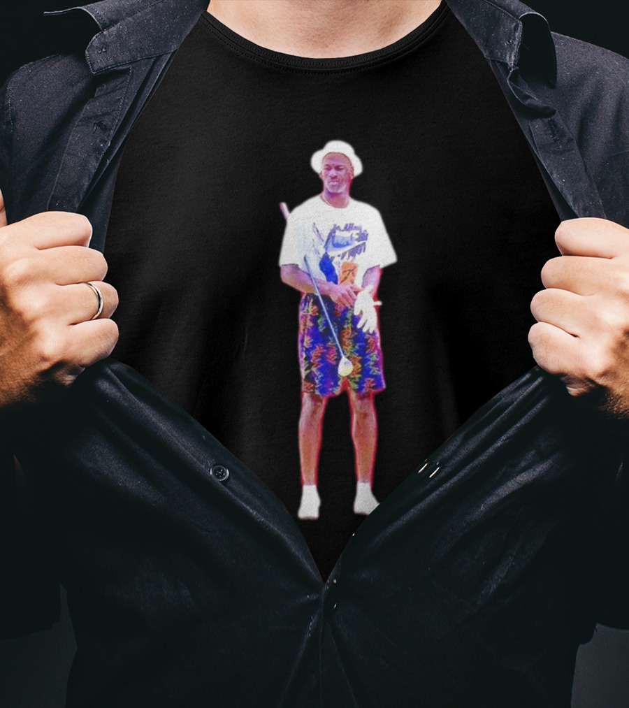 Michael Jordan Golf Outfit Bold Shorts T-Shirt