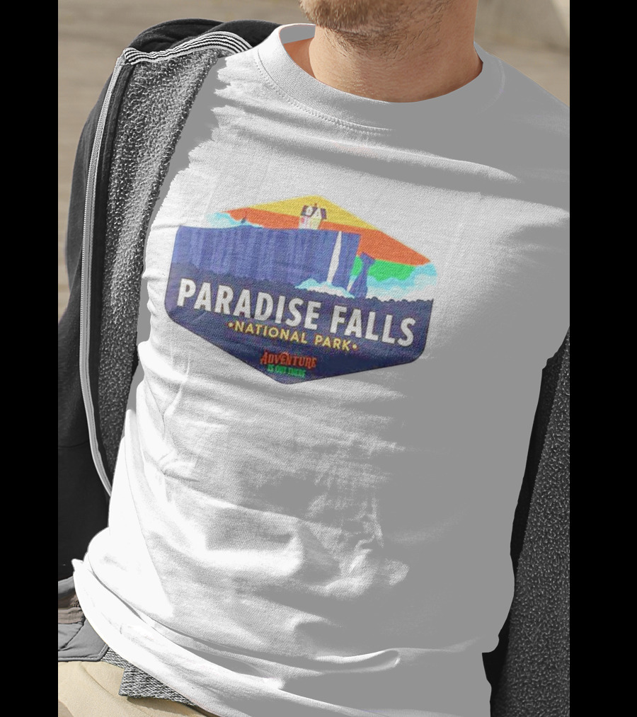Paradise Falls National Park Adventure Is Out There T-Shirt