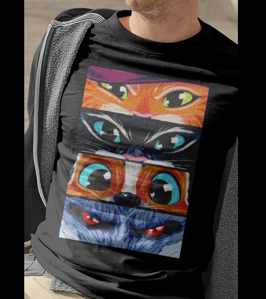 Puss In Boots Eye Expressions Collection T-Shirt