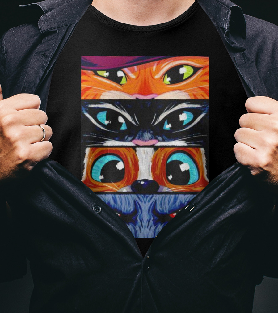 Puss In Boots Eye Expressions Collection T-Shirt