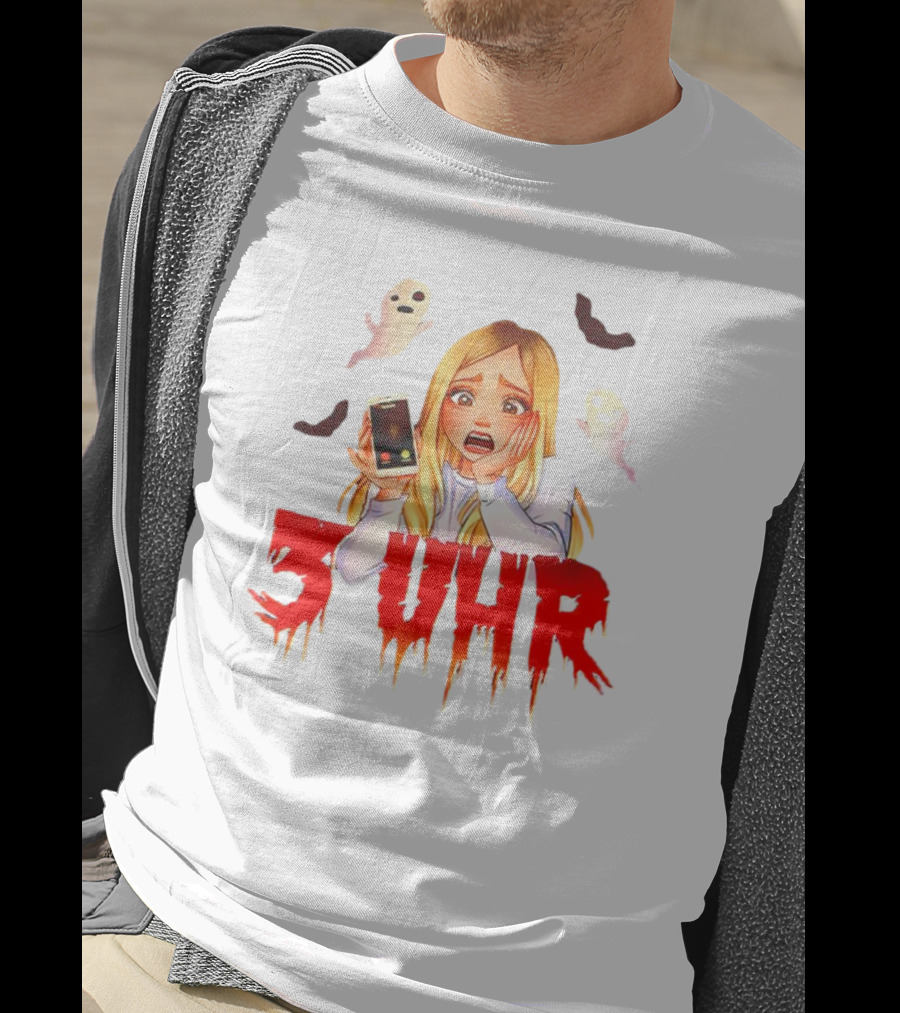 Rebekah Wing 3 Uhr Scary Ghost Reaction T-Shirt