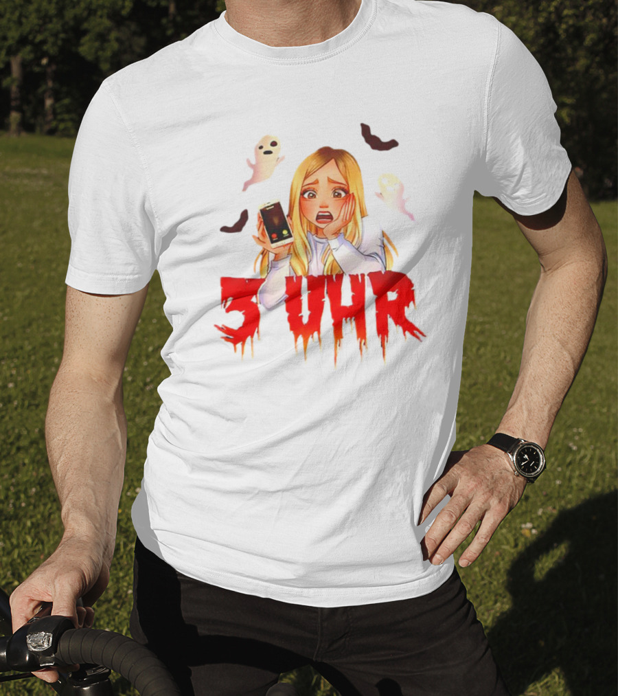 Rebekah Wing 3 Uhr Scary Ghost Reaction T-Shirt