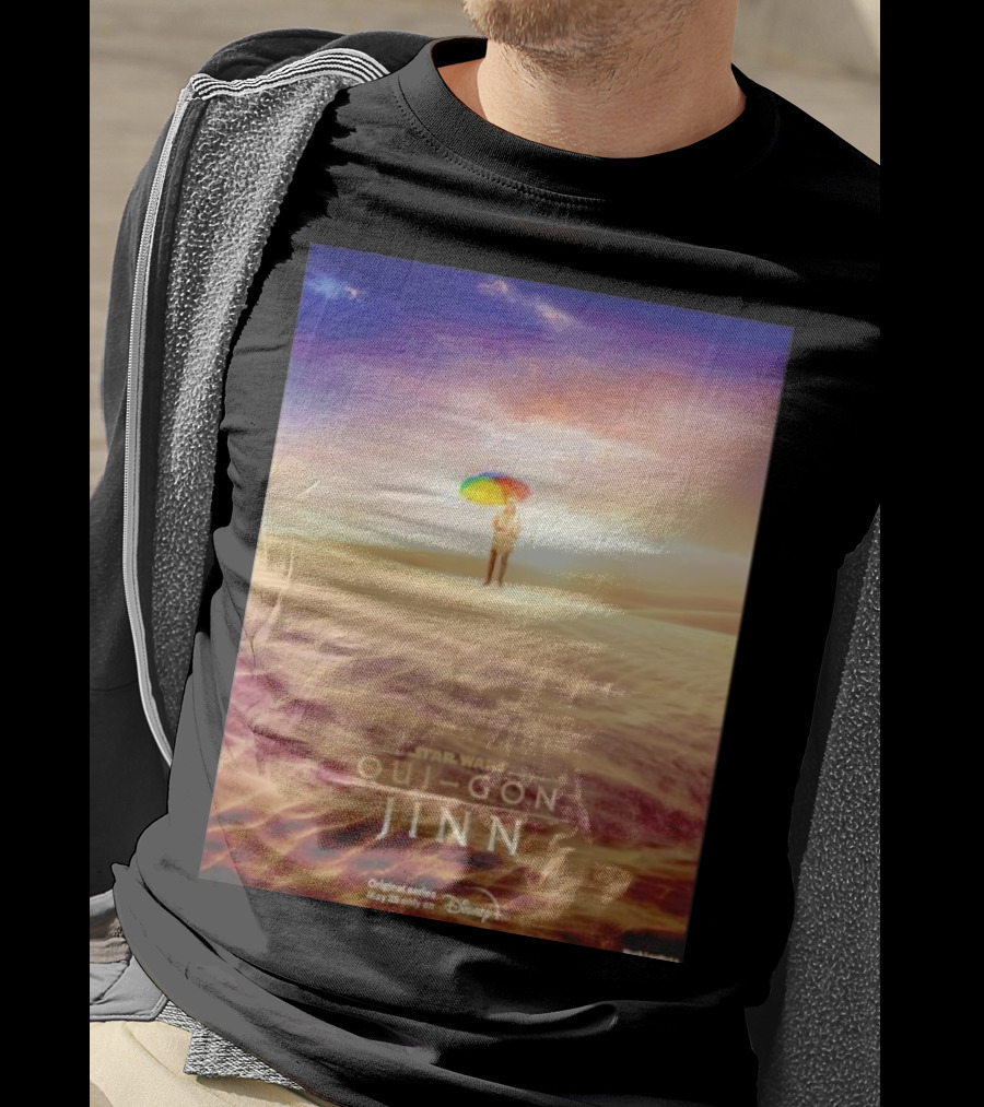 Star Wars Qui-Gon Jinn Desert Scene Disney Plus Series T-Shirt