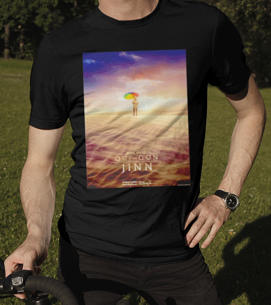Star Wars Qui-Gon Jinn Desert Scene Disney Plus Series T-Shirt