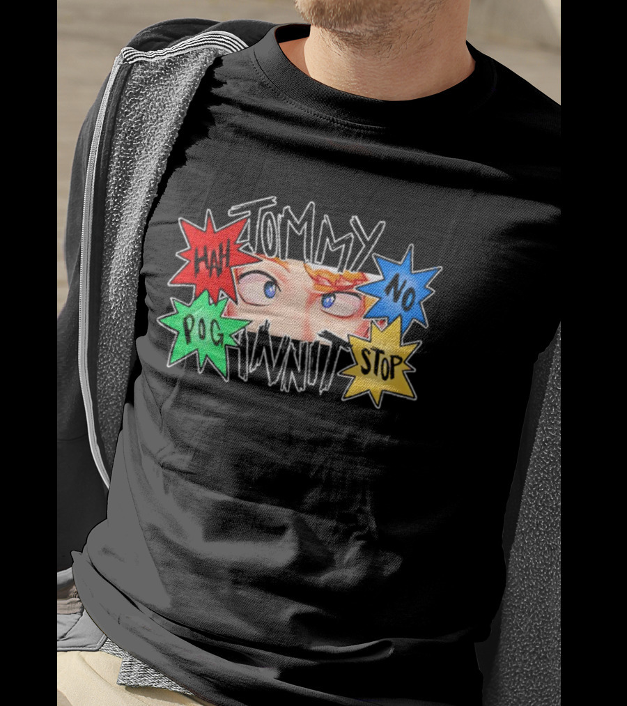 Tommyinnit Hah Pog No Stop Fanart T-Shirt