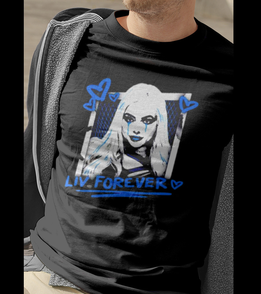 Liv Forever Crying Hearts Bayley Wearing A Liv Morgan T-Shirt