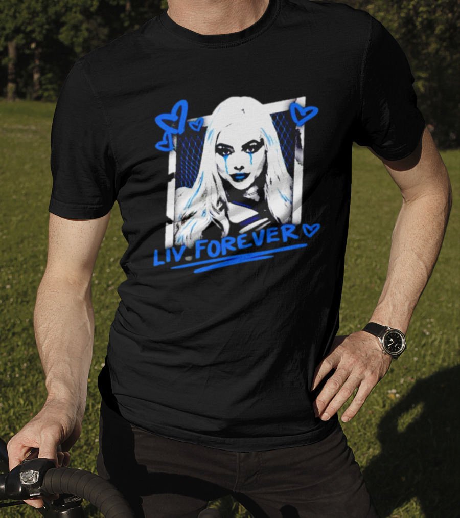 Liv Forever Crying Hearts Bayley Wearing A Liv Morgan T-Shirt