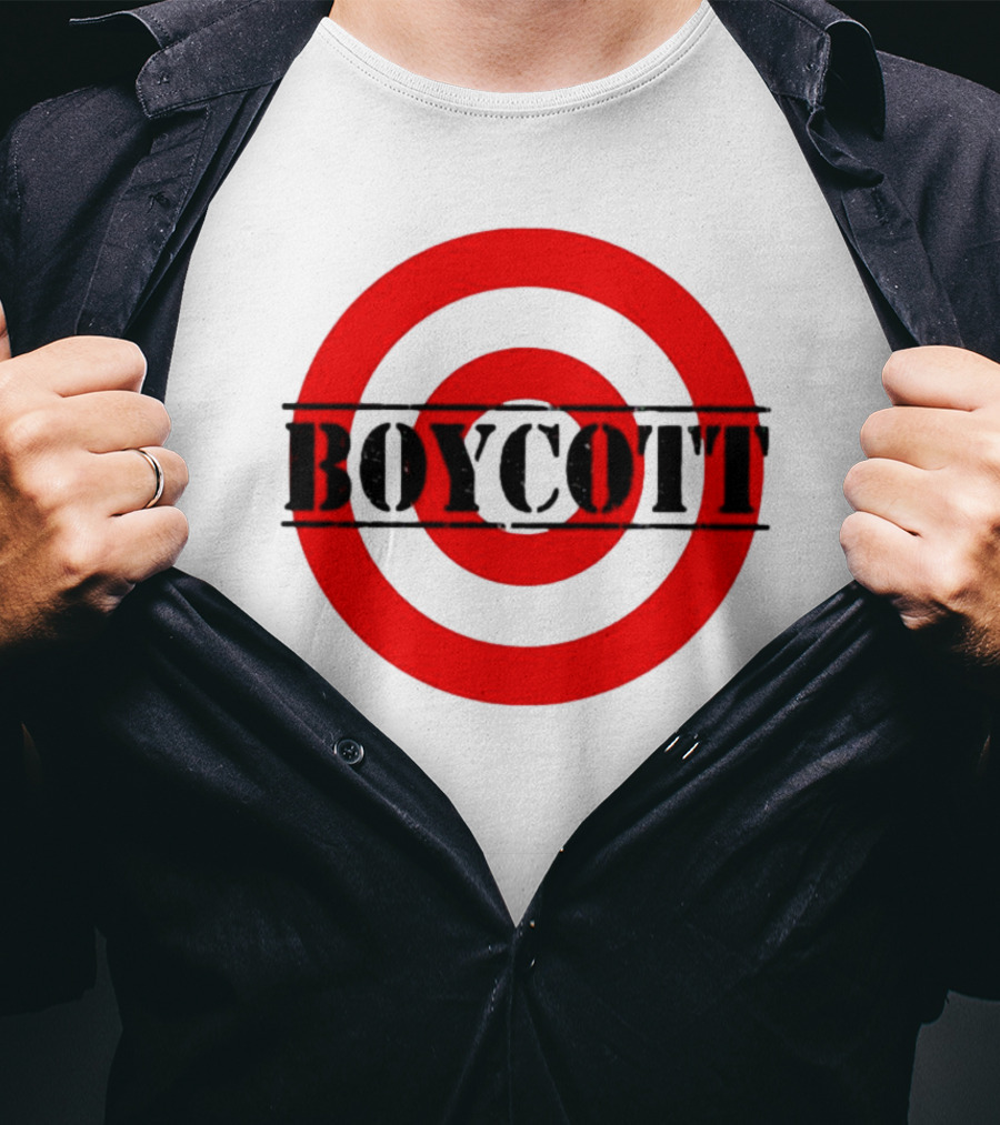 Boycott Target Sucks Red Bullseye T-Shirt