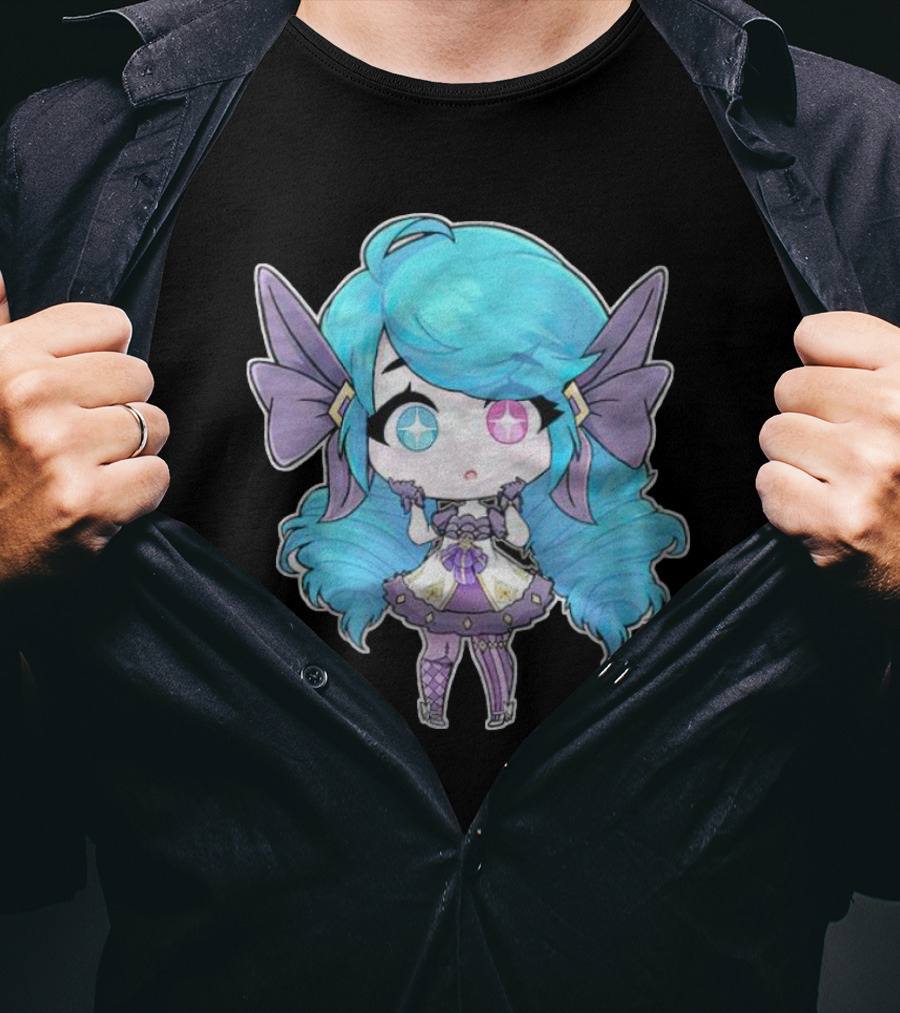 Cute Gwen Chibi LOL Character T-Shirt