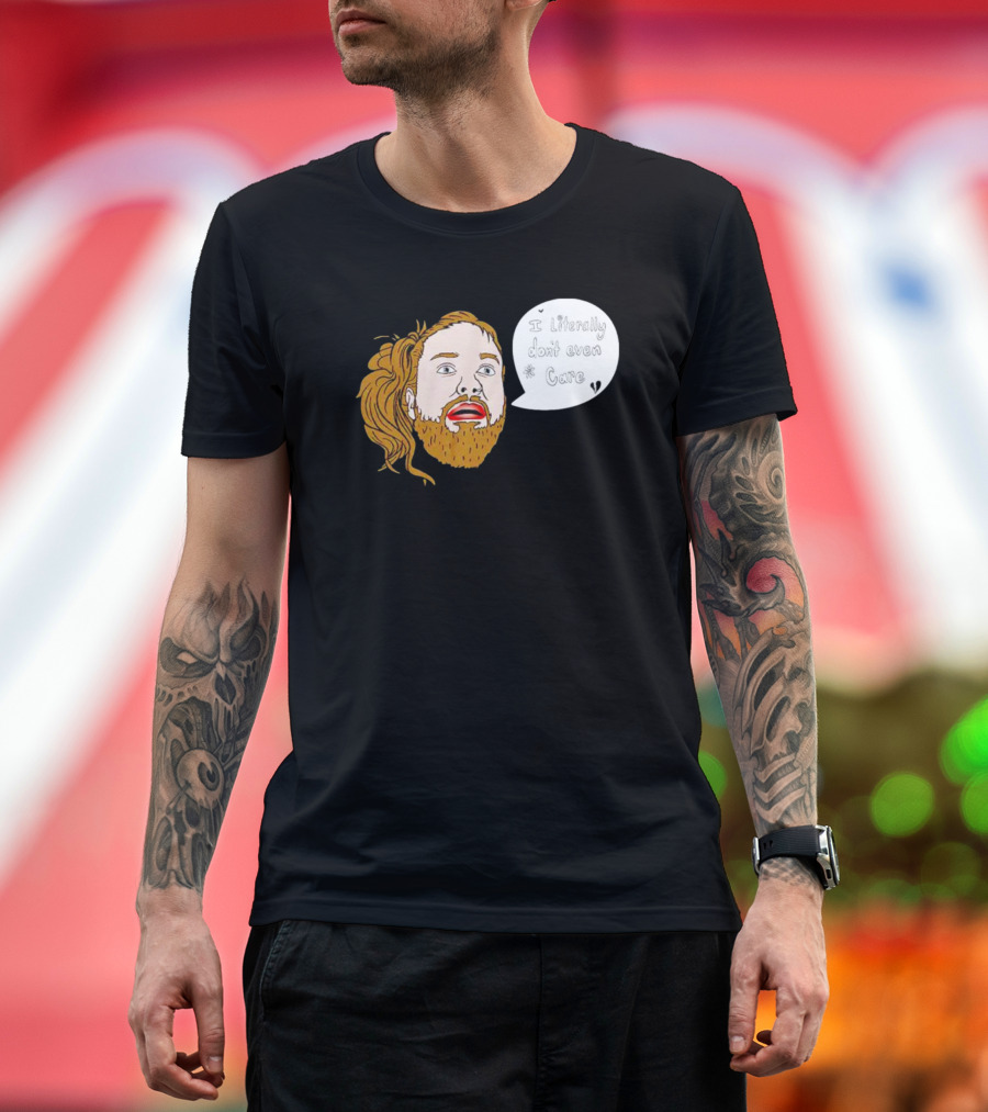 I Literally Don’t Even Care Comic T-Shirt
