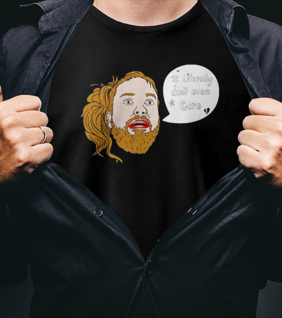 I Literally Don’t Even Care Comic T-Shirt