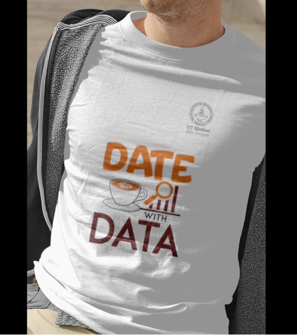 Date With Data Analytics IITM T-Shirt