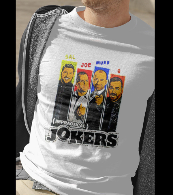 Impractical Jokers Sal Joe Murr Q Portraits T-Shirt
