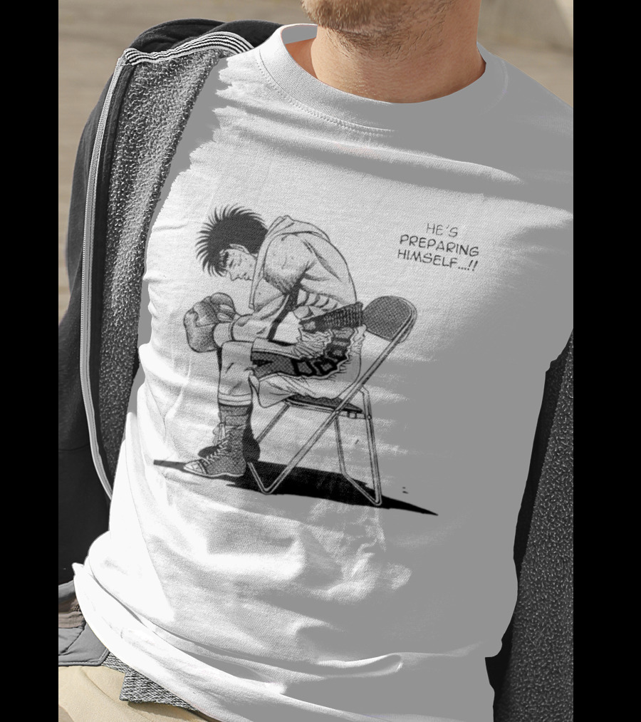 Ippo Makunouchi Preparing Mentally In Boxing Gear T-Shirt