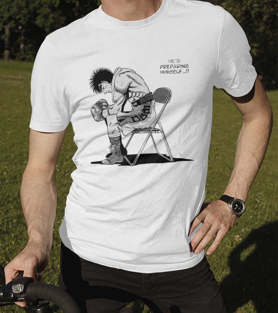 Ippo Makunouchi Preparing Mentally In Boxing Gear T-Shirt