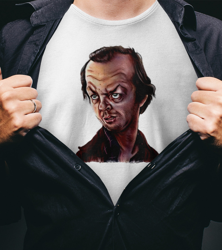 Jack The Caretaker Jack Torrance The Shining Caricature T-Shirt