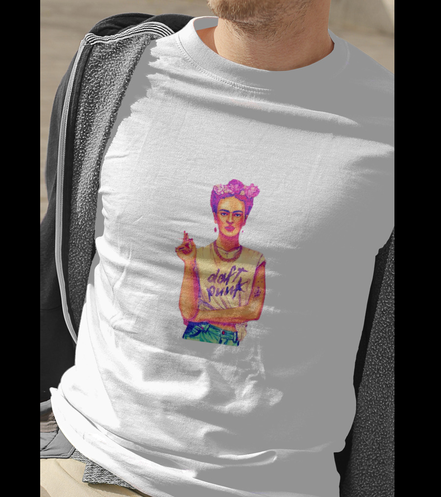 Jorge R. Gutierrez Frida Kahlo Daft Punk T-Shirt