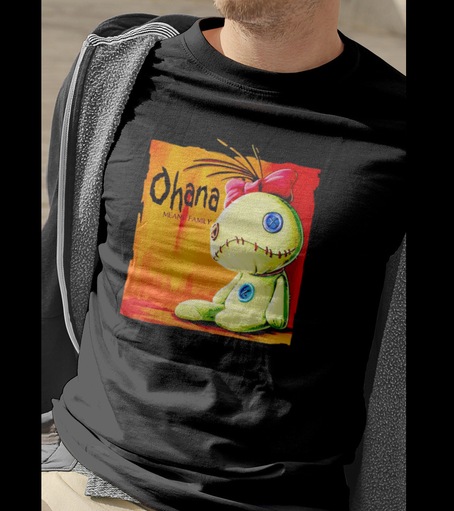 Ohana Means Family Scrump Stitch Doll T-Shirt