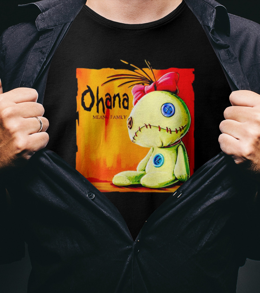 Ohana Means Family Scrump Stitch Doll T-Shirt