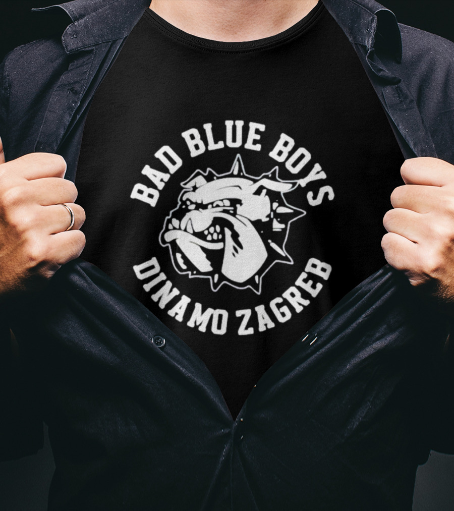 Bad Blue Boys Dinamo Zagreb Bulldog T-Shirt