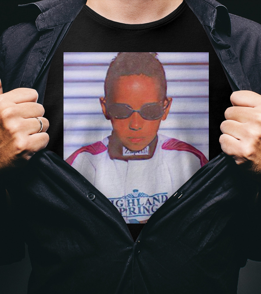 Highland Spring Racing Suit Young Lewis Hamilton T-Shirt