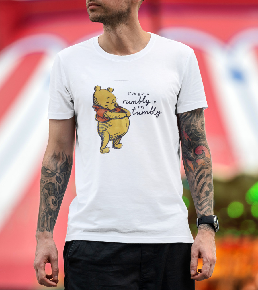 Pooh I’ve Got a Rumbly in My Tumbly Bear T-Shirt