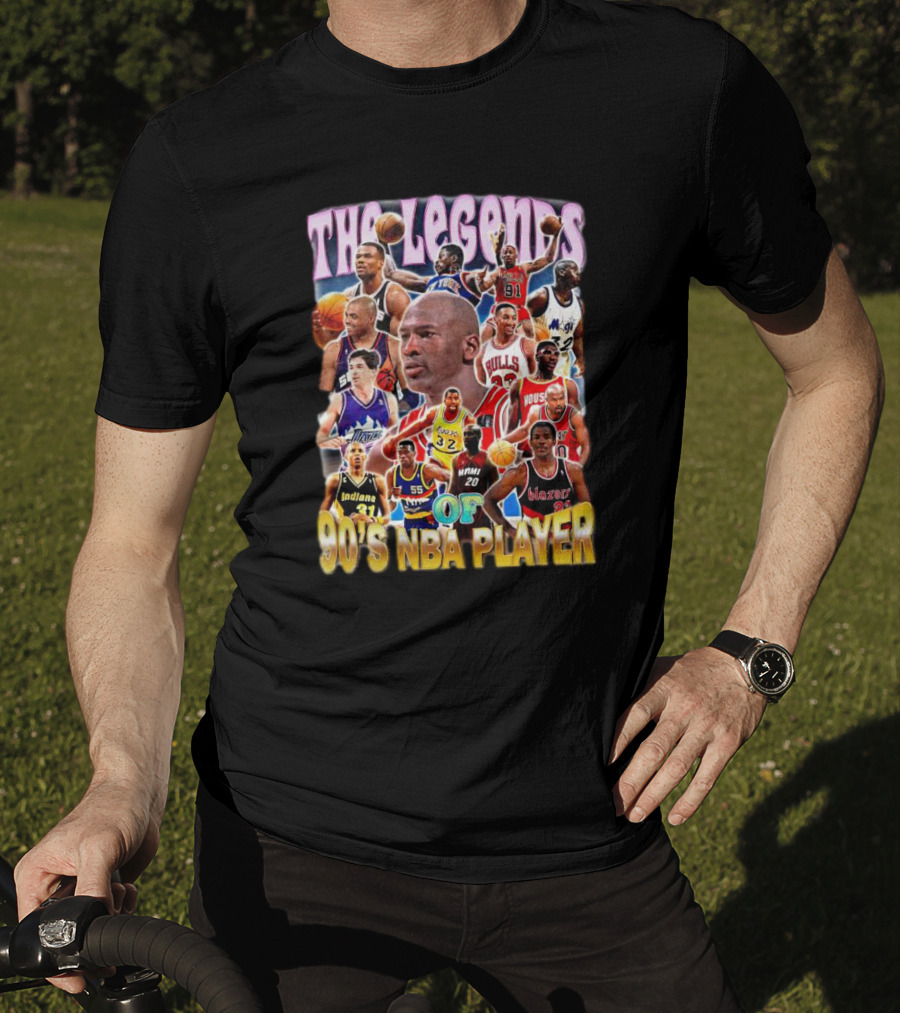 The Legends Of 90's NBA Player T-Shirt