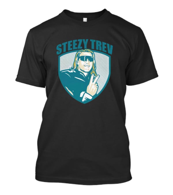 Jacksonville Steezy Trev Trevor Lawrence Peace Sign T-Shirt